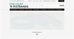 Desktop Screenshot of discountwristbands.com